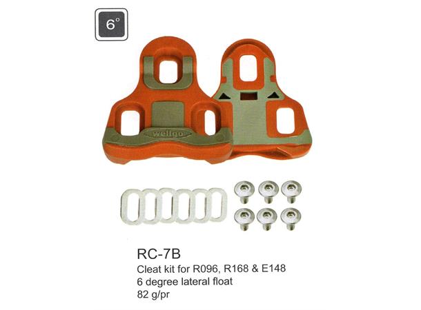 Wellgo Pedaler Road 251 Par, Inkl kosser